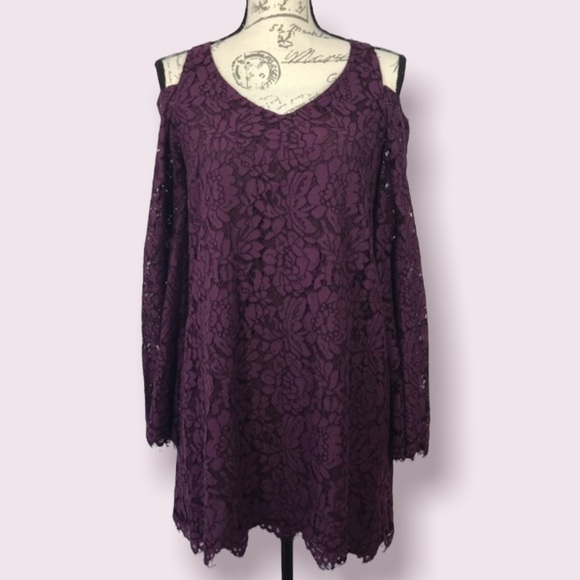 Chaser, Floral Lace Mini Dress, Size S - Picture 2 of 16